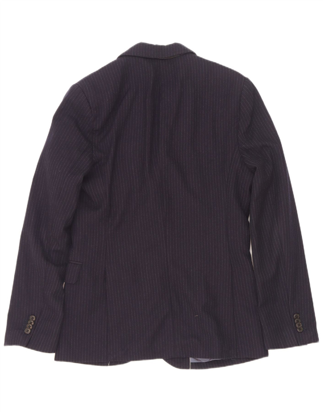 Gap Herren-Blazer mit 2 Knöpfen, Gr. 36, klein, marineblau, gestreift, Wolle