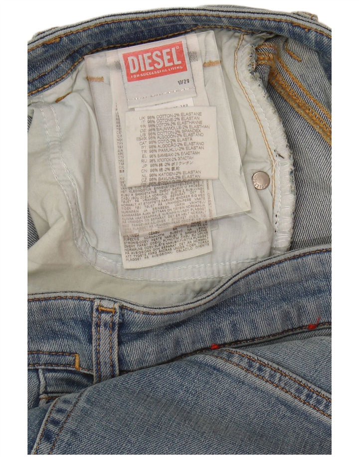 Diesel Damen Schlagjeans W29 L33 Blaue Baumwolle
