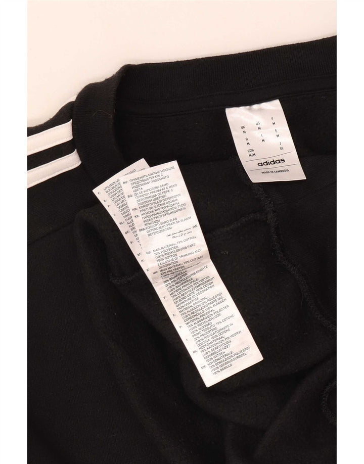 Adidas Herren Sweatshirt Pullover Medium Schwarz Baumwolle