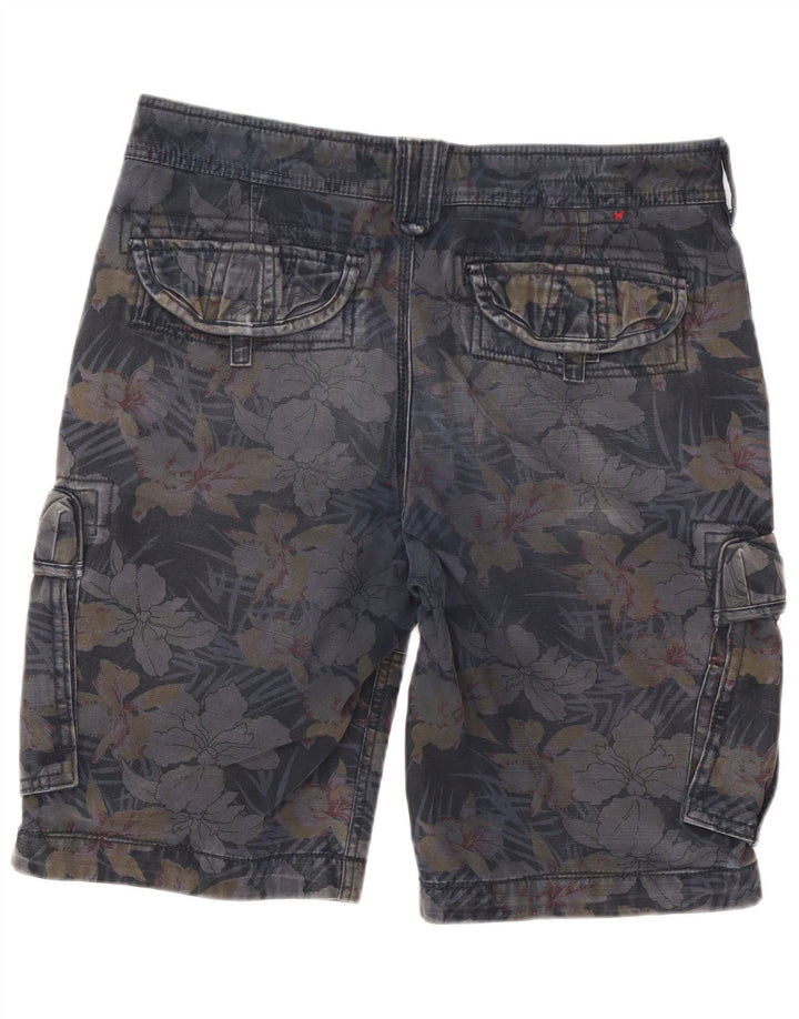 Fat Face Herren-Cargo-Shorts, W34, groß, marineblau, geblümt, Baumwolle