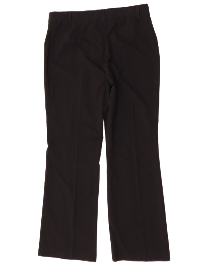 Marks & Spencer Damen Bootcut-Anzughose UK 10 Small W30 L28 Schwarz