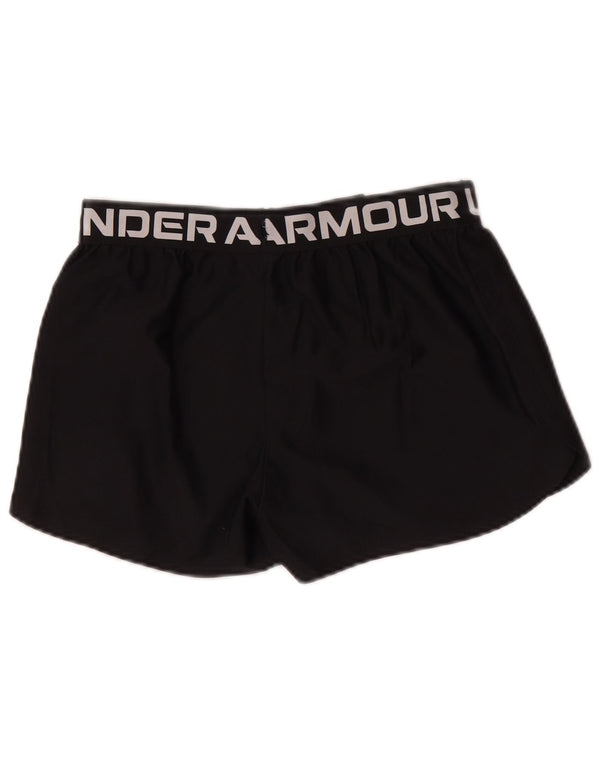 Under Armour Mädchen Graphic Relaxed Fit Sportshorts, 11–12 Jahre, Größe L, Schwarz
