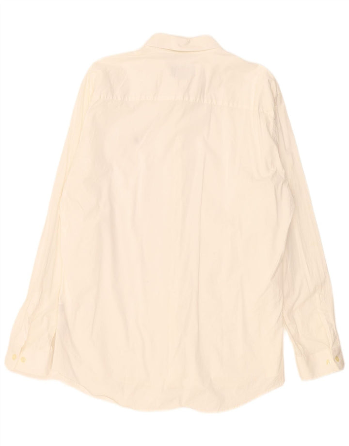 Marlboro Classics Herren-Slim-Fit-Hemd 2XL aus weißer Baumwolle