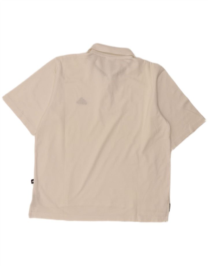 Adidas Herren Poloshirt Große weiße Baumwolle