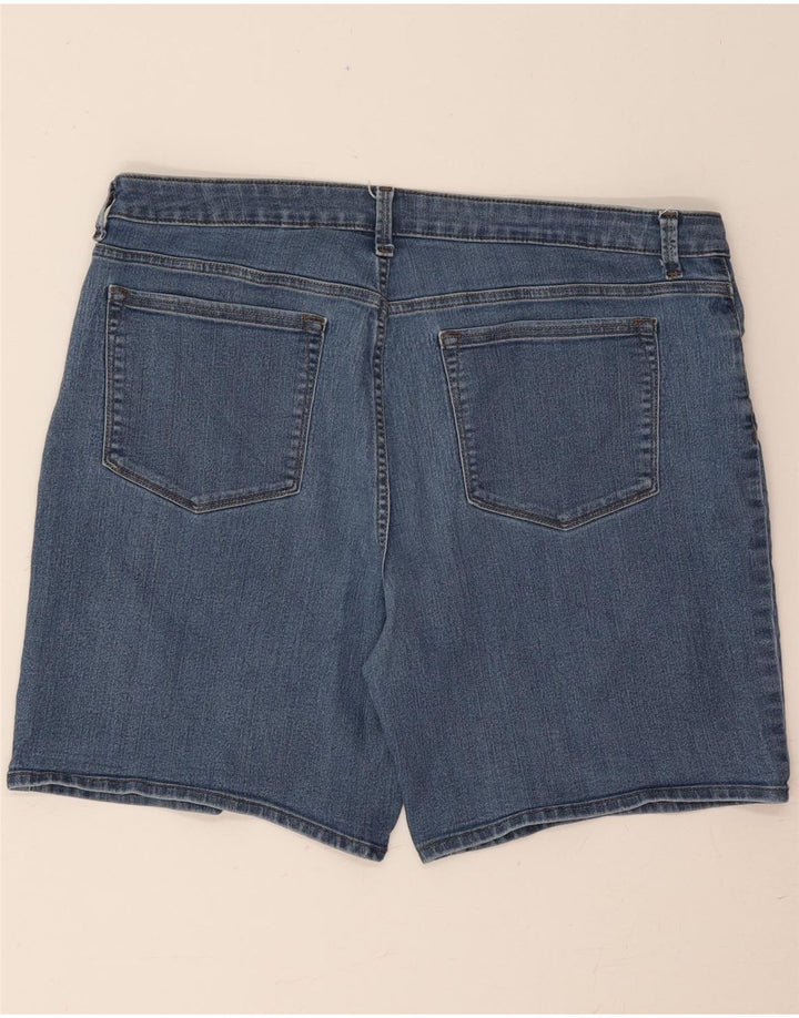 LEE Womens Riders Mid Rise Denim Shorts W38 XL Blue Vintage Lee and Second-Hand Lee from Messina Hembry 