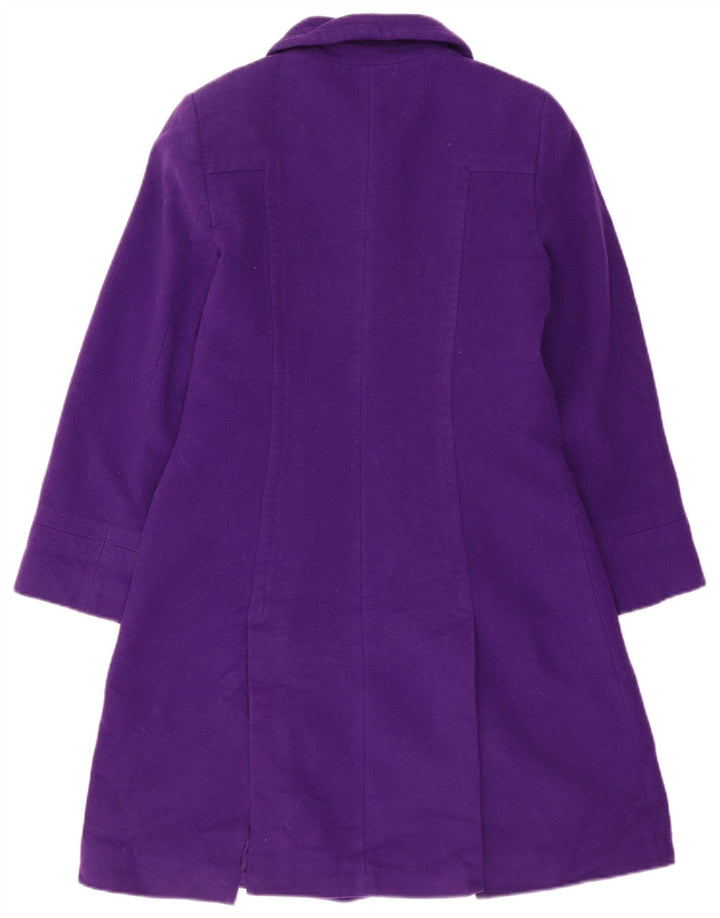 Hobbs Damenmantel UK 12 Mittelviolette Wolle