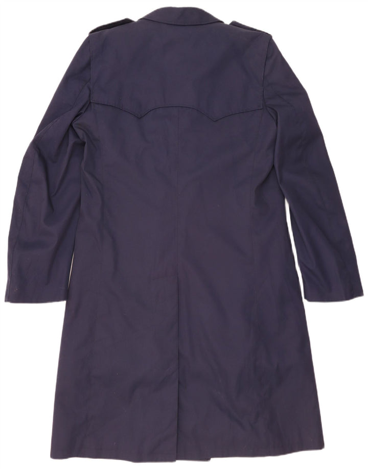 Vintage Herren Trenchcoat IT 48 Medium Marineblau