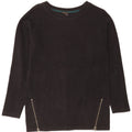 Joules Damen Top Langarm UK 10 Small Schwarz Baumwolle