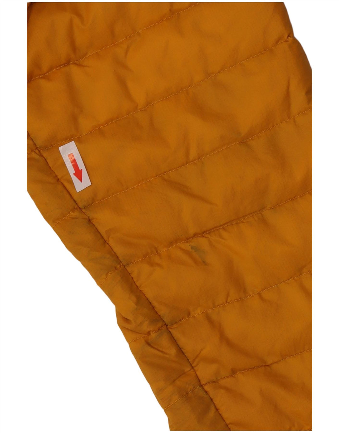 Mountain Warehouse wattierte Herrenjacke mit Kapuze, UK 40, Größe L, gelbes Nylon
