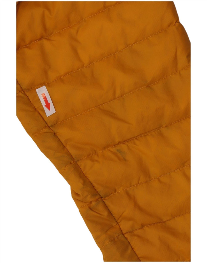 Mountain Warehouse wattierte Herrenjacke mit Kapuze, UK 40, Größe L, gelbes Nylon