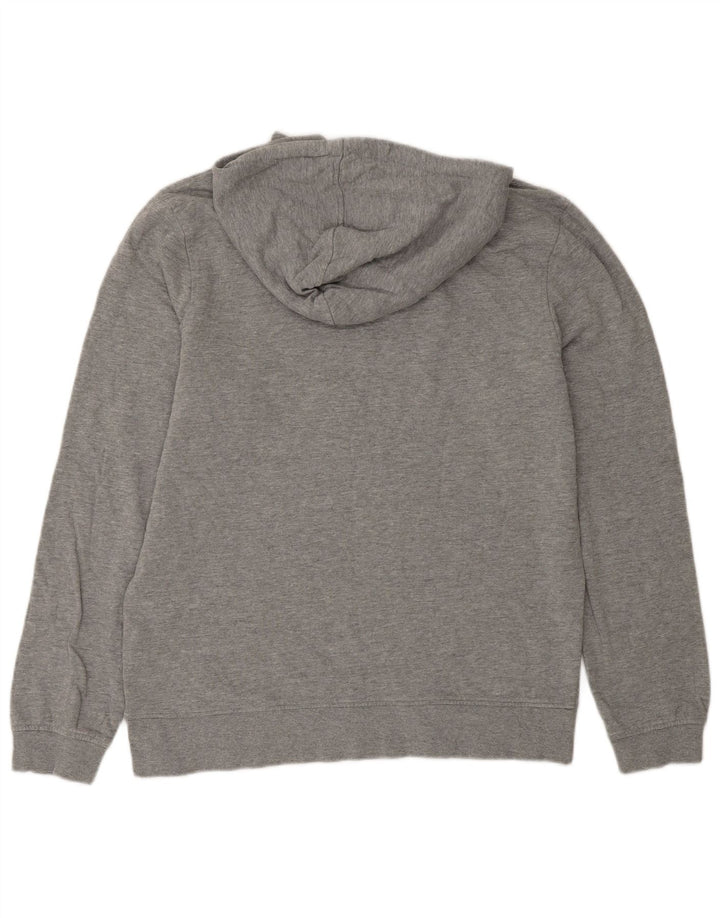 Jack & Jones Herren-Kapuzenpullover mit Grafik, mittelgrau gesprenkelte Baumwolle