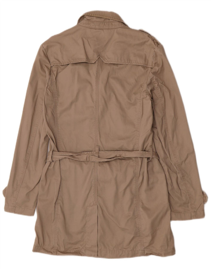 Energie Herren Trenchcoat UK 36 Small Beige Baumwolle