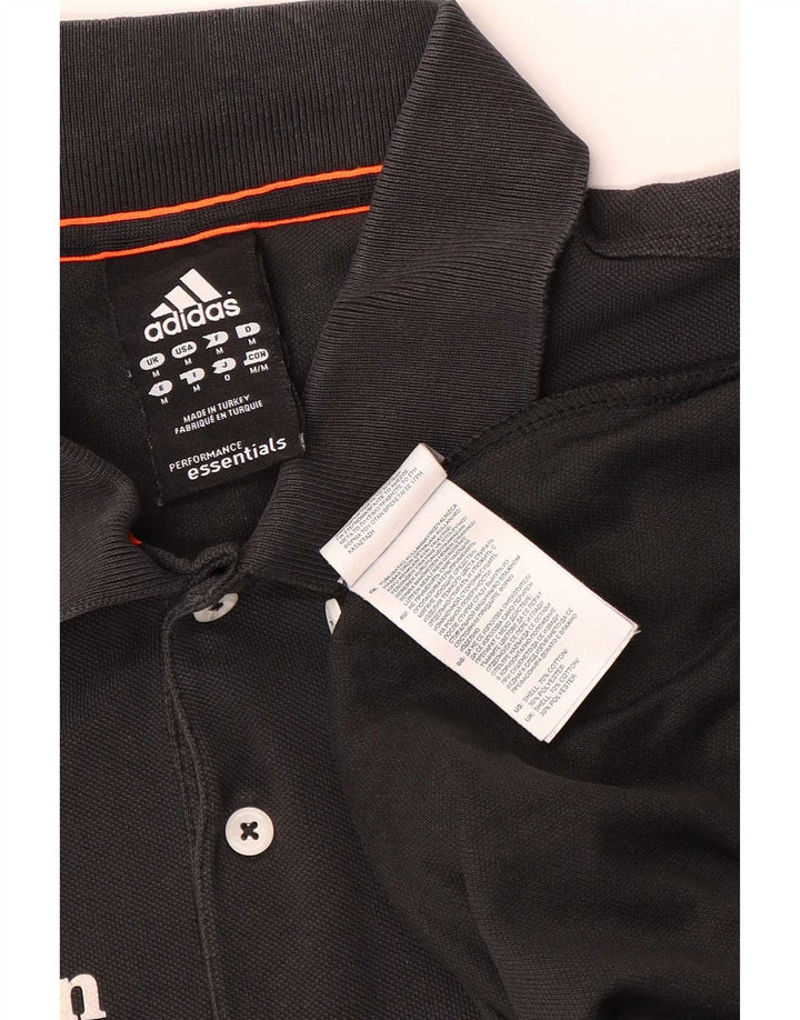 Adidas Herren Martin Graphic Poloshirt Mittelschwarze Baumwolle