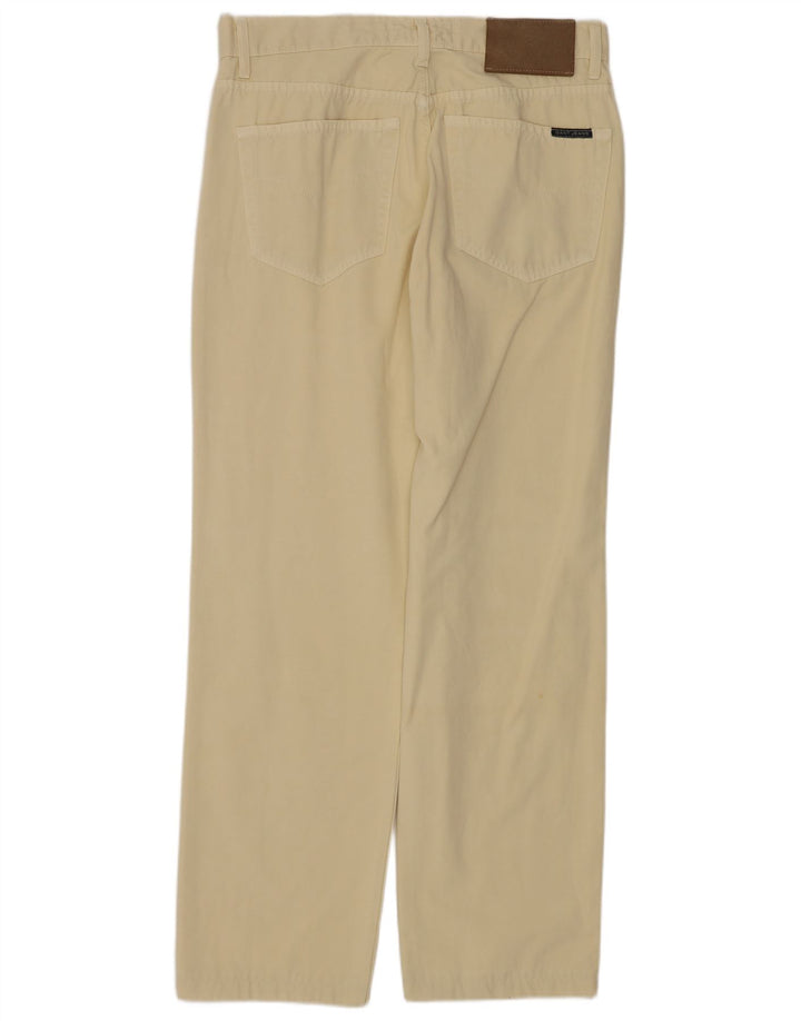 GANT Herren gerade Freizeithose W32 L29 gelbe Baumwolle