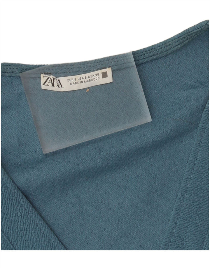 Übergroßes Etuikleid von Zara für Damen, Gr. 10, klein, Blau