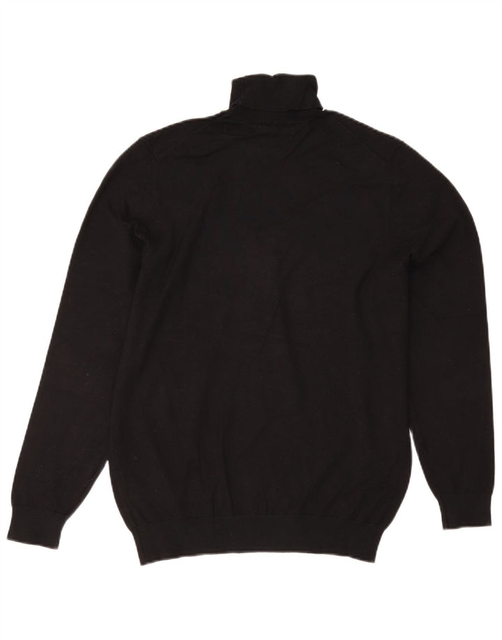 Rollkragenpullover für Herren von Zara, mittelschwarz