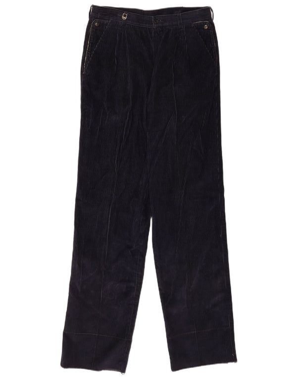POP 84 Herren gerade Cordhose IT 48 Medium W30 L34 Marineblau