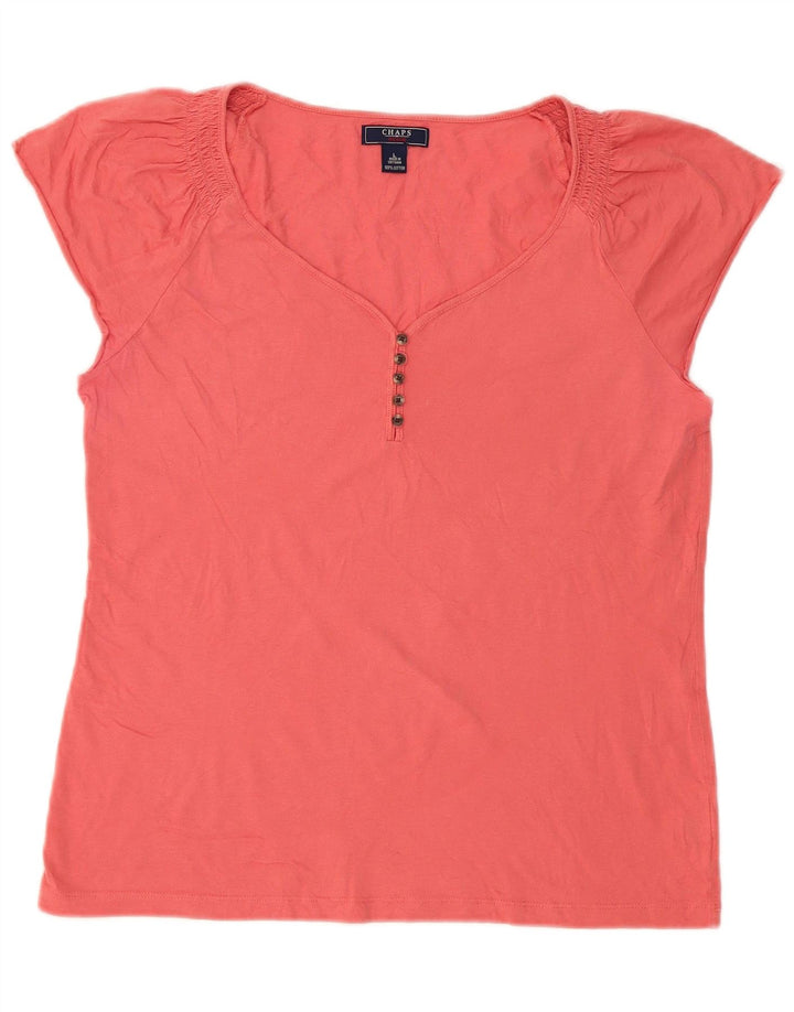 Chaps Damen-Blusenoberteil, UK-Größe 44, Größe L, Rosa, Baumwolle