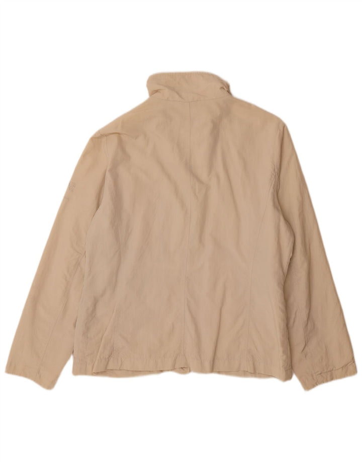 Perte by Krizia Damen-Utility-Jacke, Größe 21, Mittel, gebrochenes Weiß, Polyamid