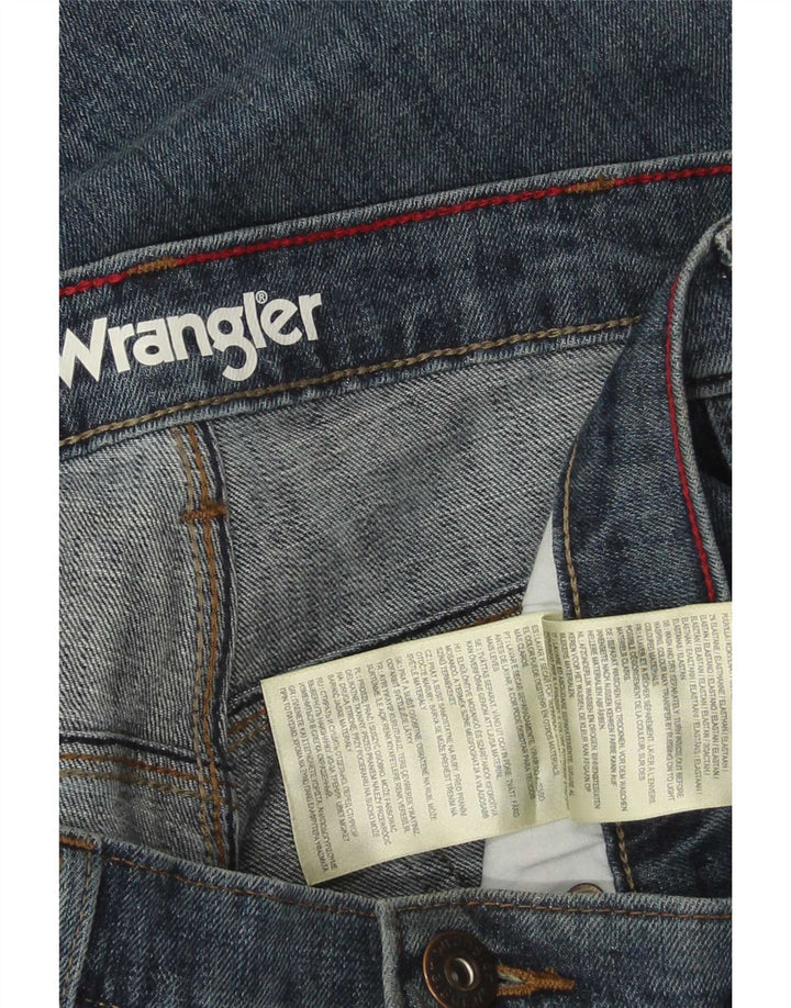 Wrangler Herren Straight Jeans W36 L30 Blaue Baumwolle