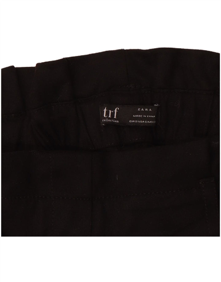 Zara Damen Casual Shorts Small W26 Schwarz