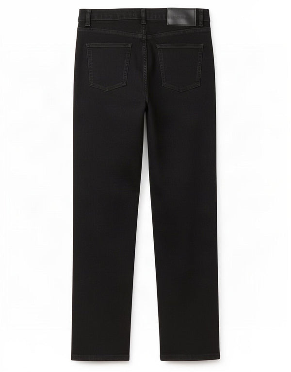 Marks & Spencer Damen Autograph Straight Jeans UK 14 Large W32 L28 Schwarz