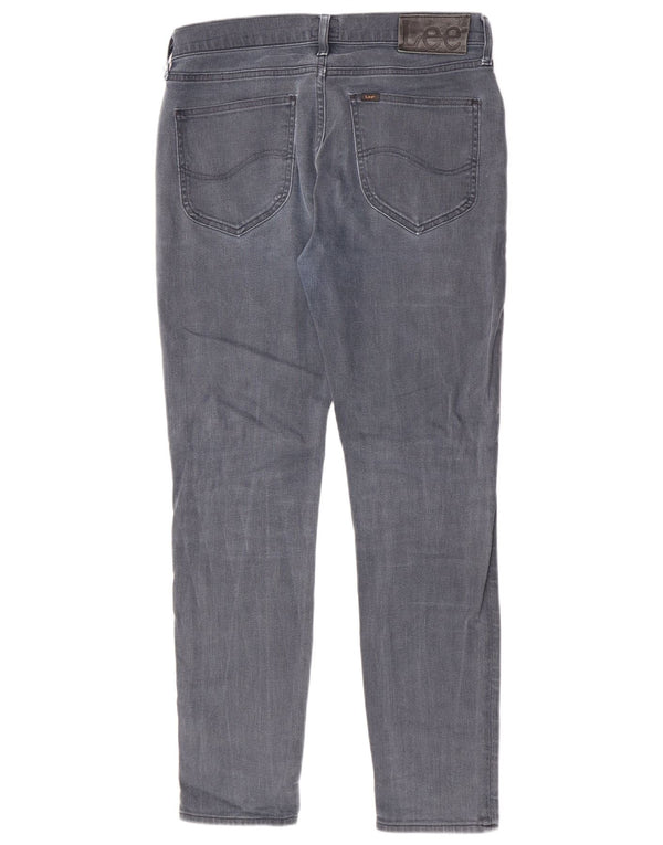 Lee Damen Tapered Slim Jeans W31 L30 Blaue Baumwolle