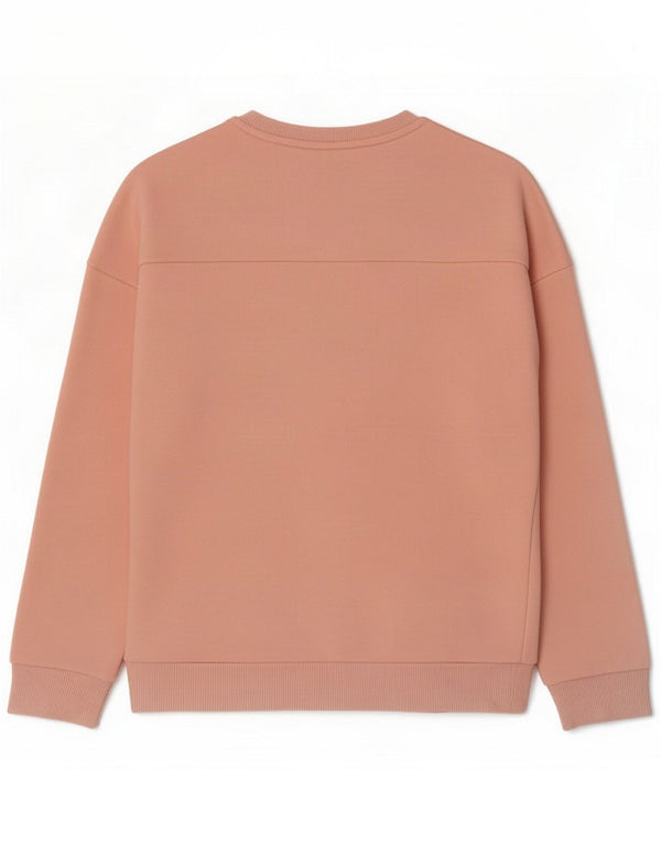 Adidas Grafik-Sweatshirtpullover für Mädchen, 11–12 Jahre, rosa Baumwolle