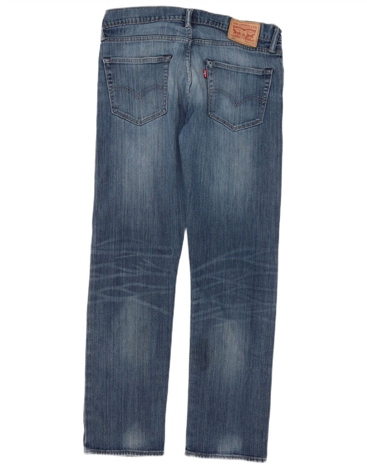 Levi's Herren 504 Straight Jeans W33 L30 Blau
