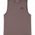 Under Armour Herren-Weste-Top aus mittelgrauem Polyester