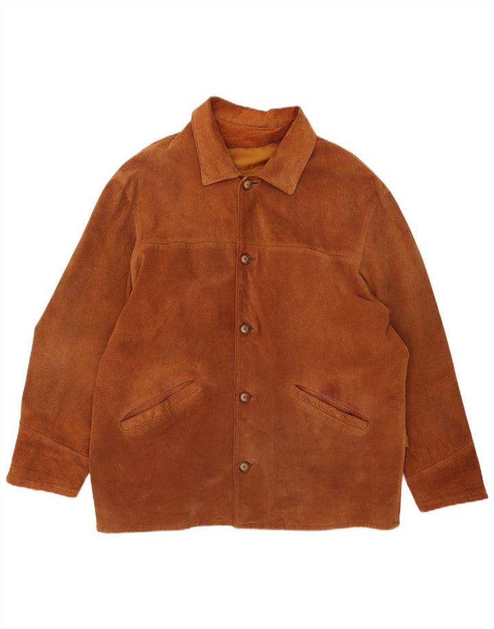 Vintage Herren Wildlederjacke UK 42 XL Braun