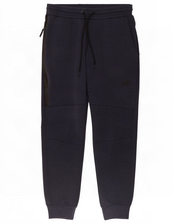 Nike Herren-Trainingshose, Jogginghose, Baumwolle, mittelblau, Marineblau