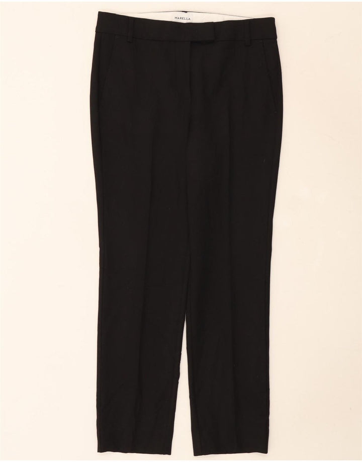 Gerade Anzughose für Damen von Marella, W30, L27, Schwarz