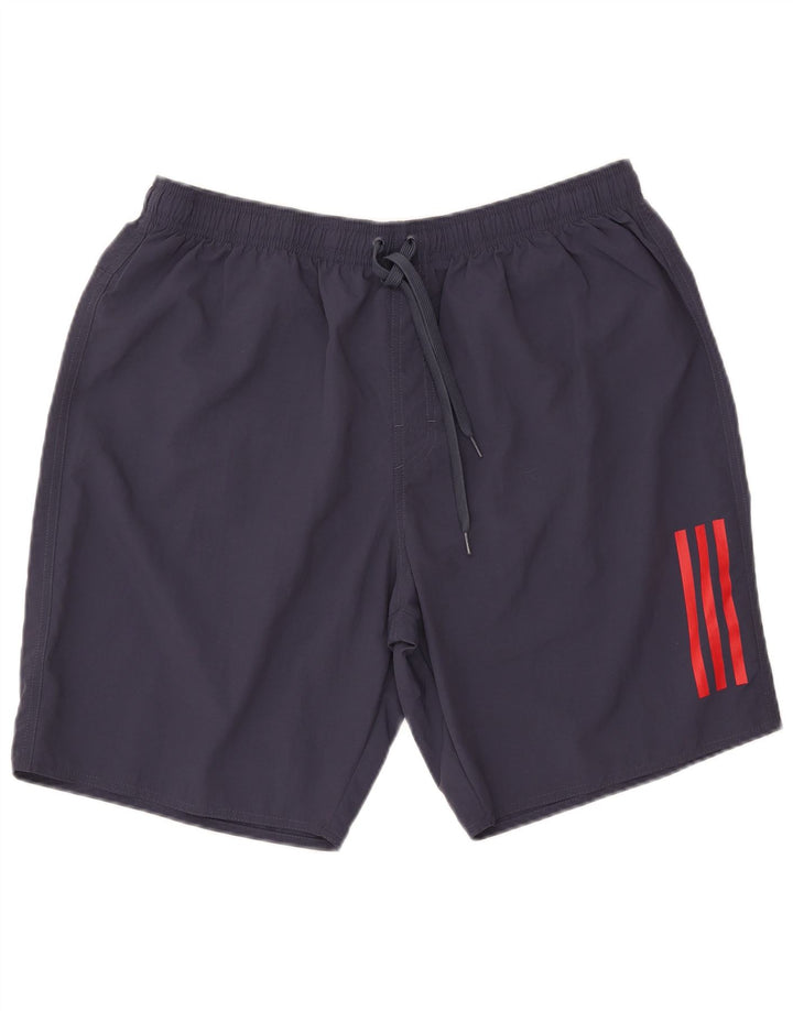Adidas Herren Sport Shorts 2XL Marineblau Nylon