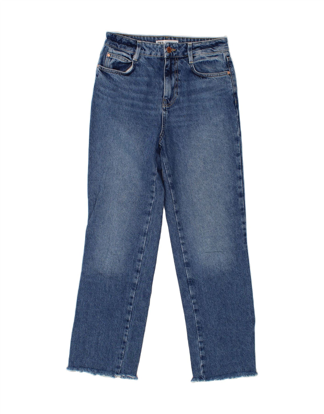 ZARA Womens Straight Jeans US 36 Small W27 L29 Blue Vintage Zara and Second-Hand Zara from Messina Hembry 