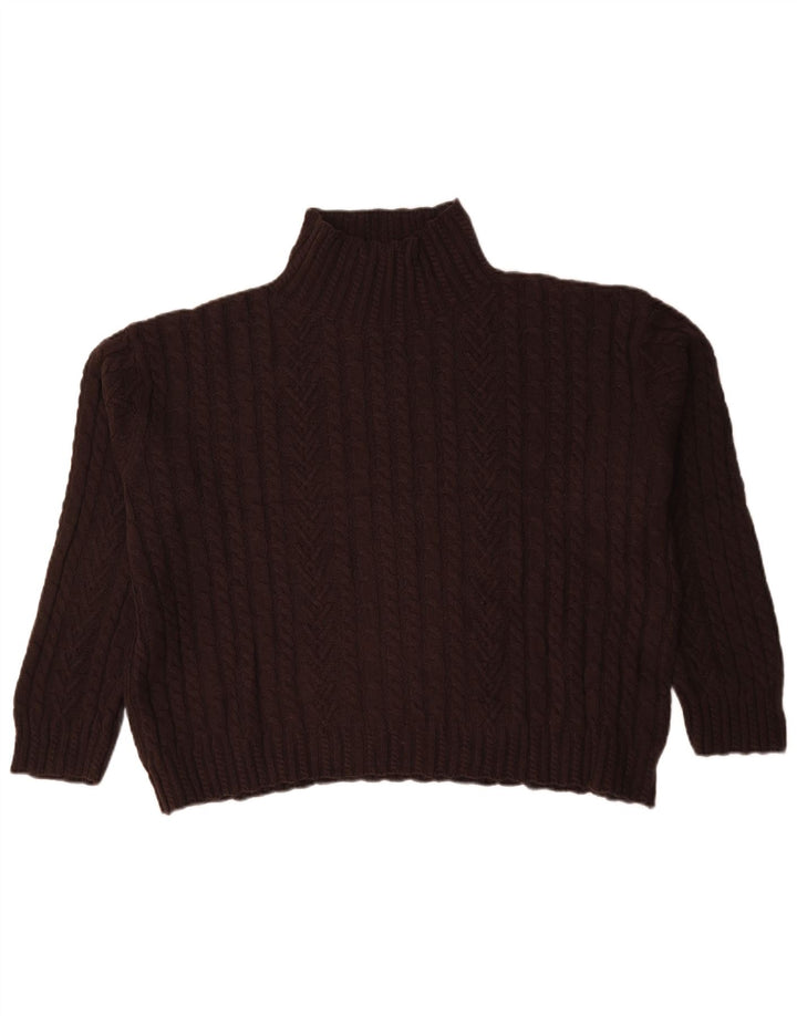 Marks & Spencer Rollkragenpullover für Damen, Gr. 40, Braun
