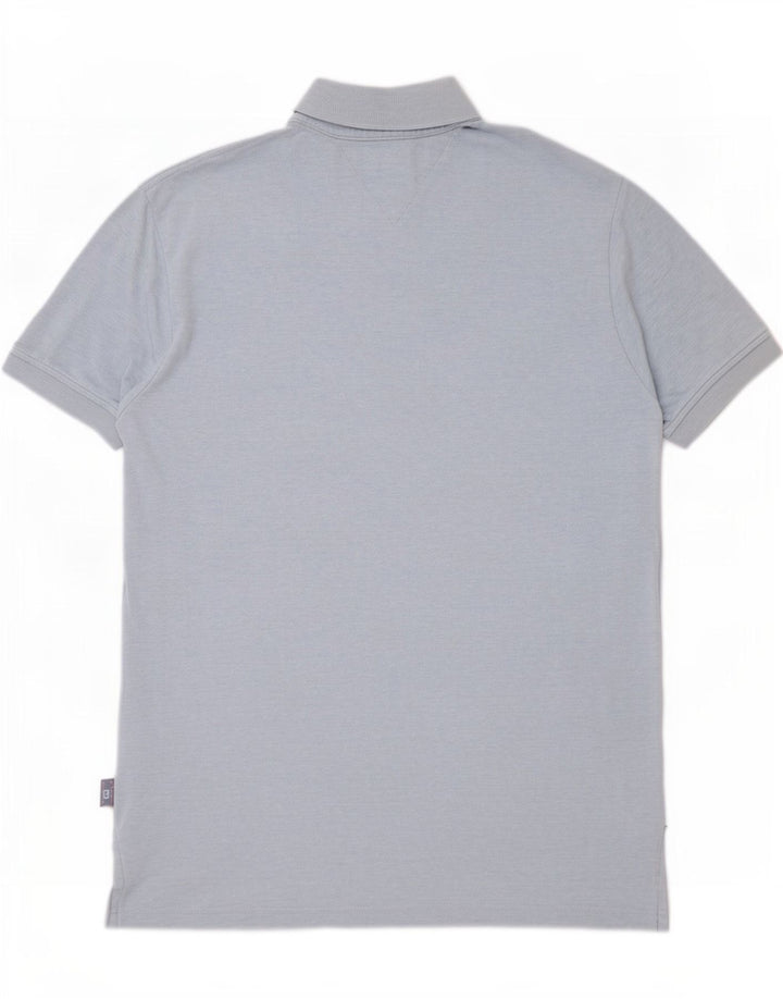 Tommy Hilfiger Herren-Poloshirt mit klassischer Passform, Mittelblau