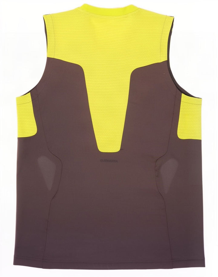 Adidas Jungen-Trägershirt, 13–14 Jahre, Grau, Farbblock