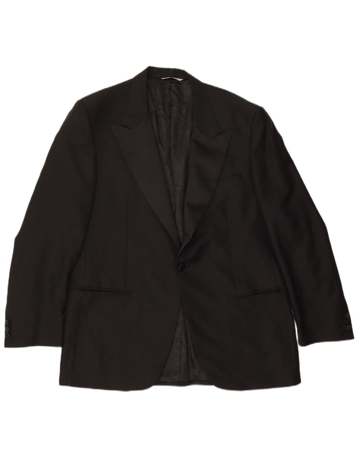 Boggi Herren 1-Knopf-Blazerjacke IT 54 2XL Schwarz