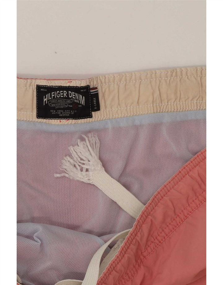 Tommy Hilfiger Herren Badeshorts XL Rosa Nylon