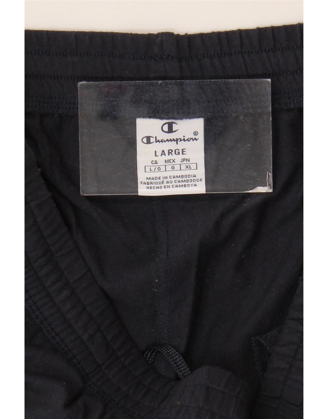 CHAMPION Herren-Trainingshose, Größe L, Marineblau