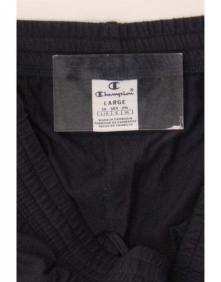 CHAMPION Herren-Trainingshose, Größe L, Marineblau