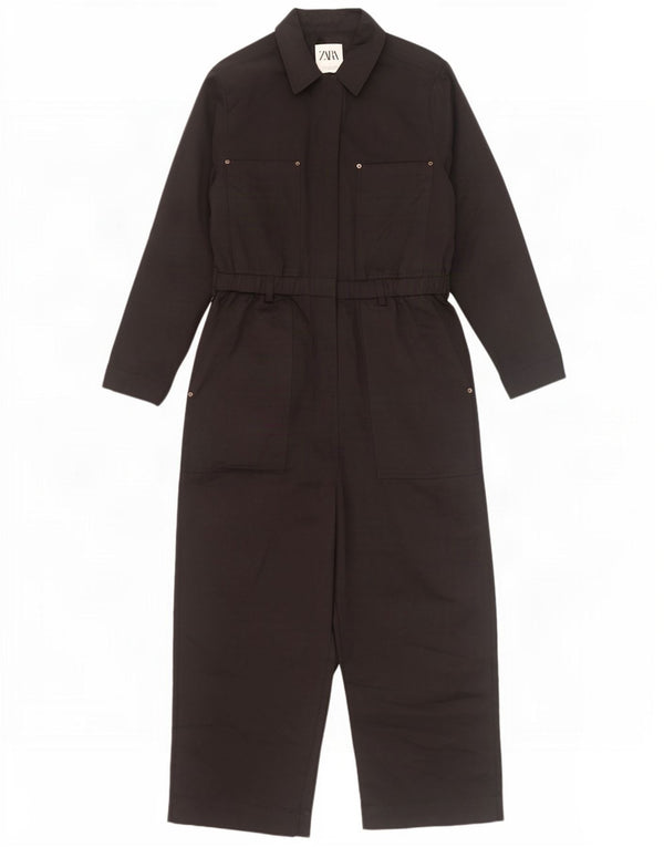 Zara Damen-Overall mit langen Ärmeln, Gr. 46, Größe L, Schwarz