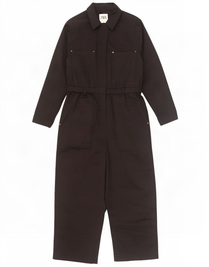 Zara Damen-Overall mit langen Ärmeln, Gr. 46, Größe L, Schwarz