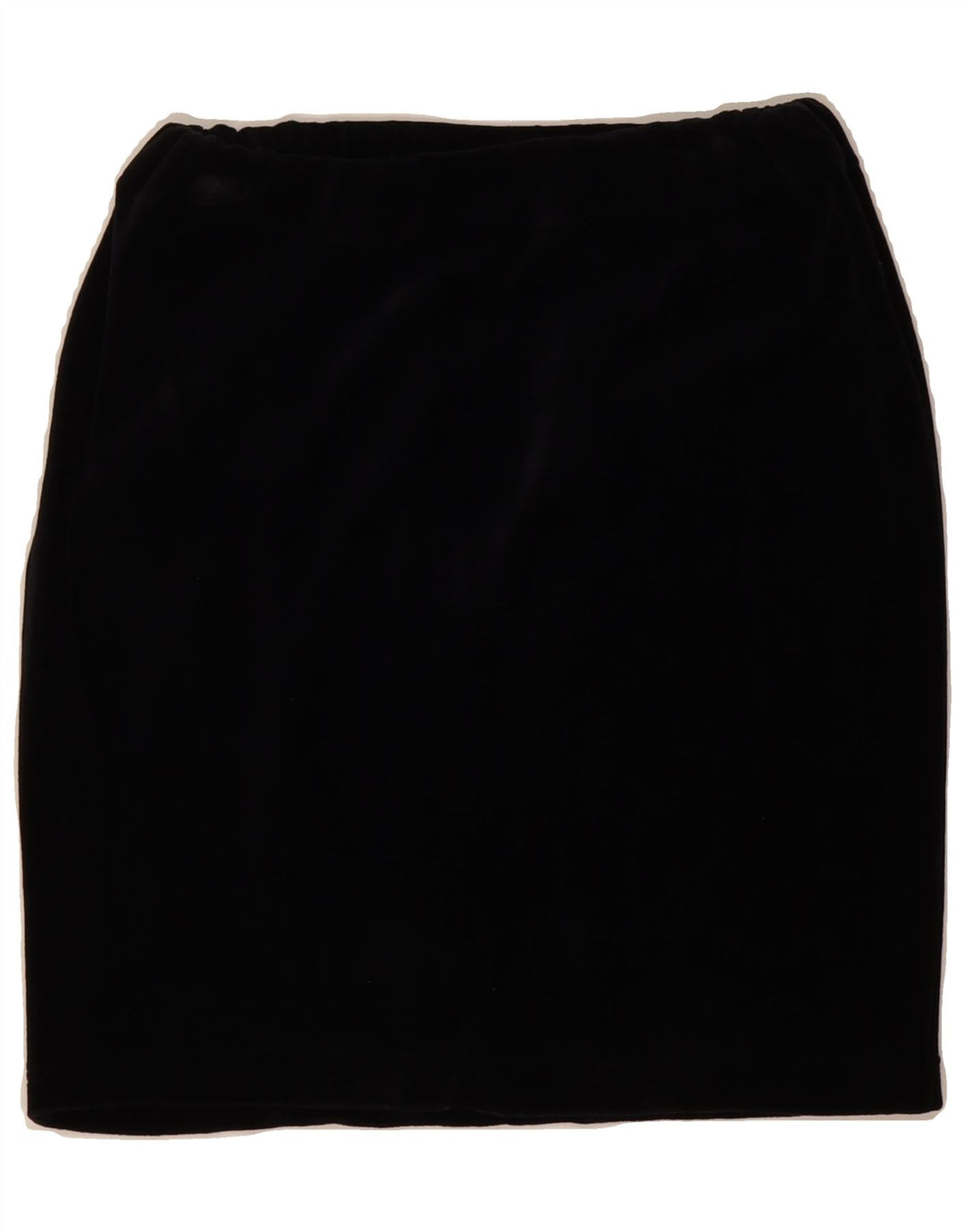 VINTAGE Womens Pencil Skirt Medium W28 Black Cotton Vintage Vintage and Second-Hand Vintage from Messina Hembry 