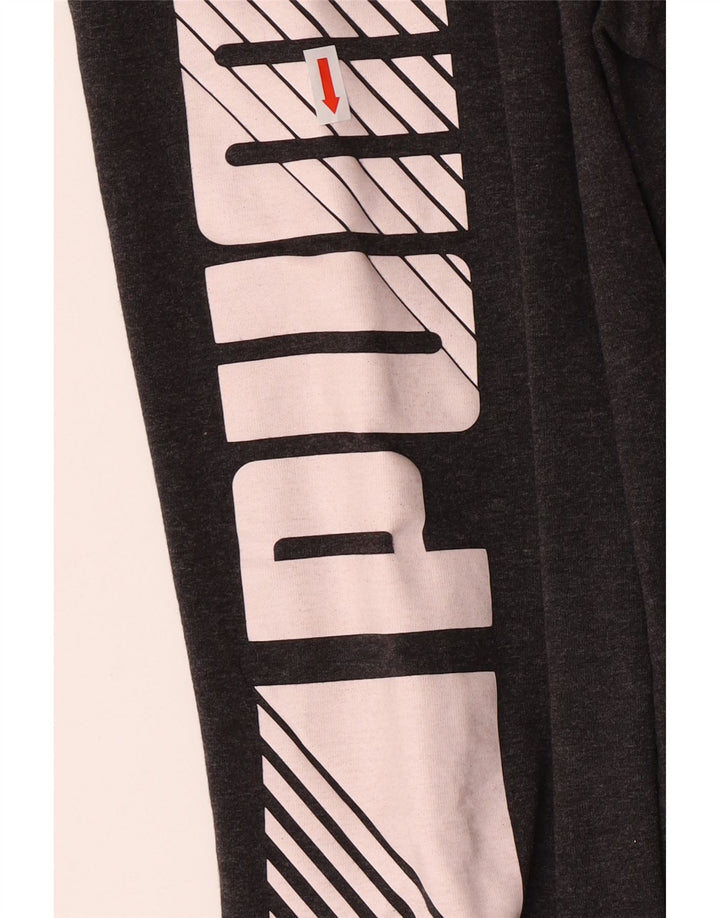 PUMA Damen Graphic Leggings UK 14 Large Grau