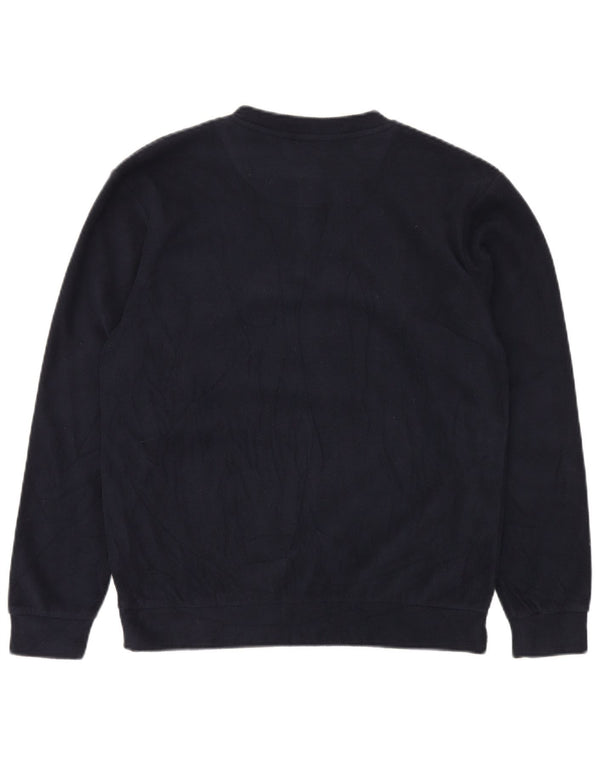 AUSTRALIAN L'ALPINA Herren-Fleecepullover, mittelmarineblaues Polyester