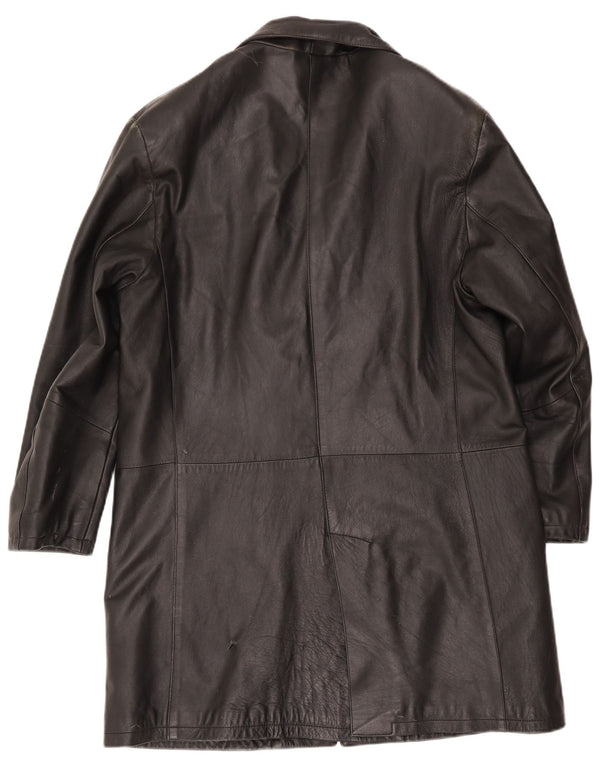 Sorbino Herren Ledermantel UK 44 2XL Schwarz