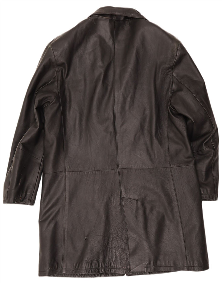 Sorbino Herren Ledermantel UK 44 2XL Schwarz