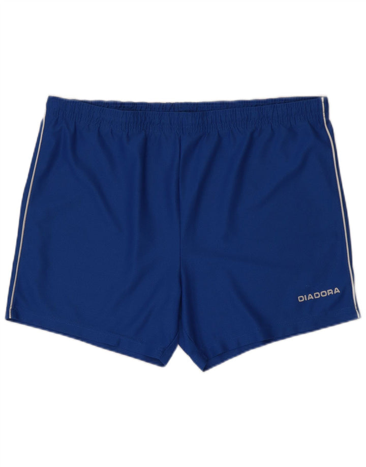 DIADORA Herren-Sportshorts, groß, blau, Polyester